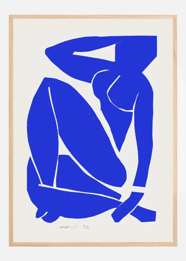 Nudo Blu III 1952 - Henri Matisse Póster