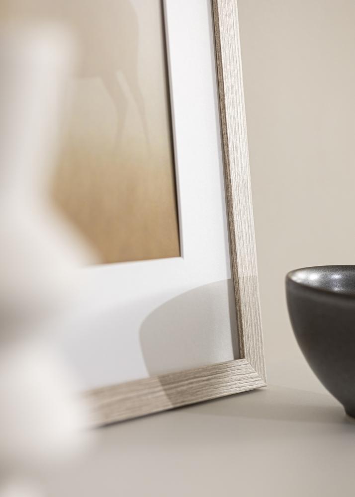 Marco Stilren Vidrio acrílico Greige Oak 60x80 cm