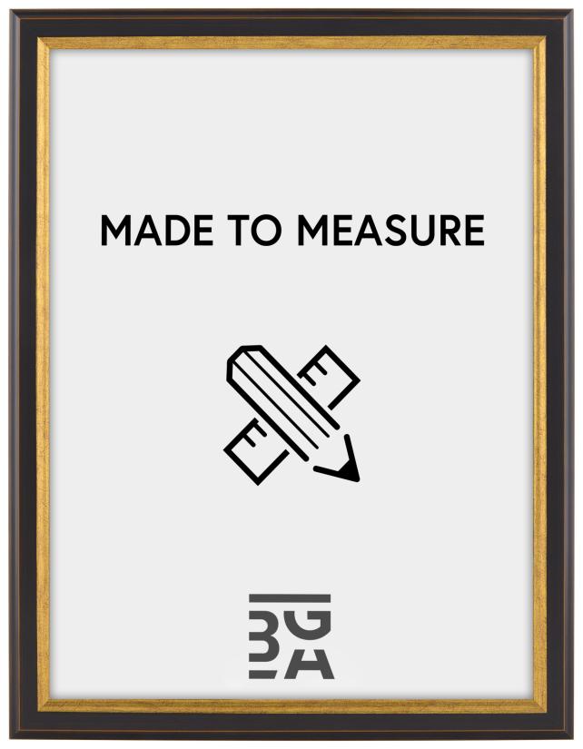 Marco Nyhyttan Marrón / Dorado - Tamaño personalizable