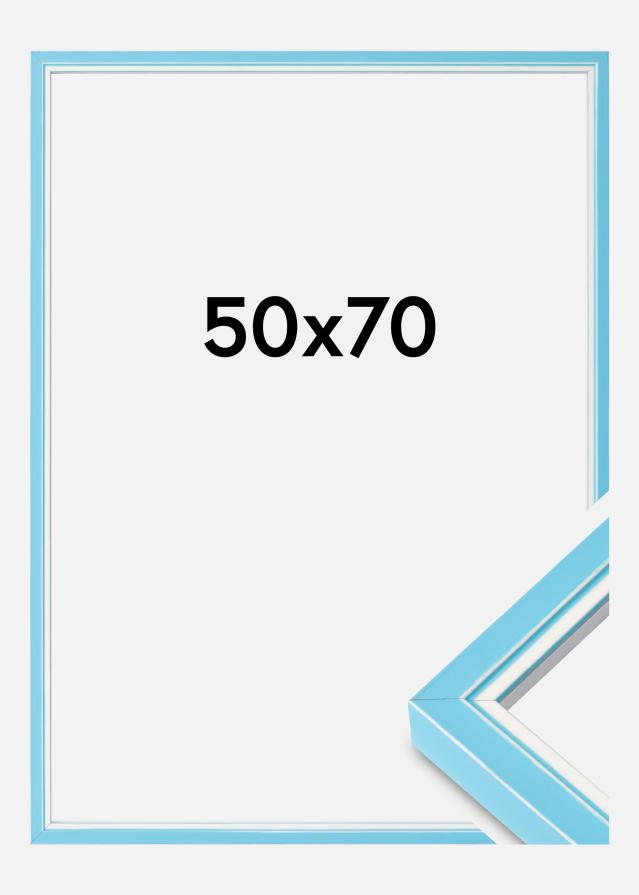 Marco Diana Vidrio acrílico Azul claro 50x70 cm