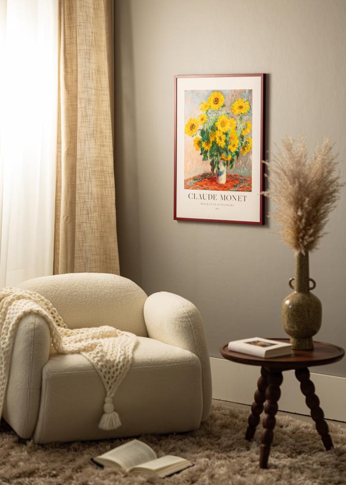 Colorful Vidrio acrílico Rojo 60x80 cm