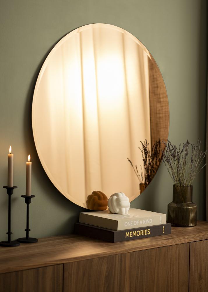 KAILA Redondo Espejo Rose Gold Deluxe 90 cm Ø