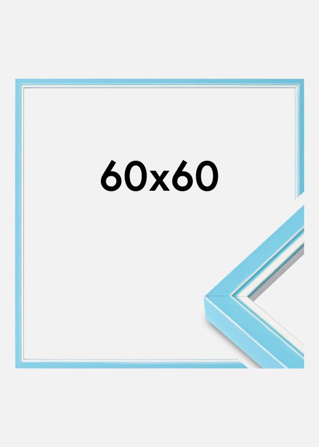 Marco Diana Vidrio acrílico Azul claro 60x60 cm