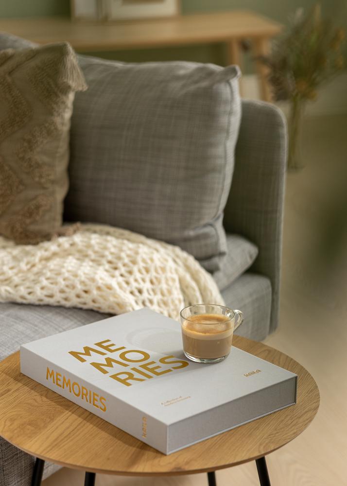 KAILA MEMORIES Grey XL - Coffee Table Photo Álbum - 60 Fotos en formato 10x15 cm