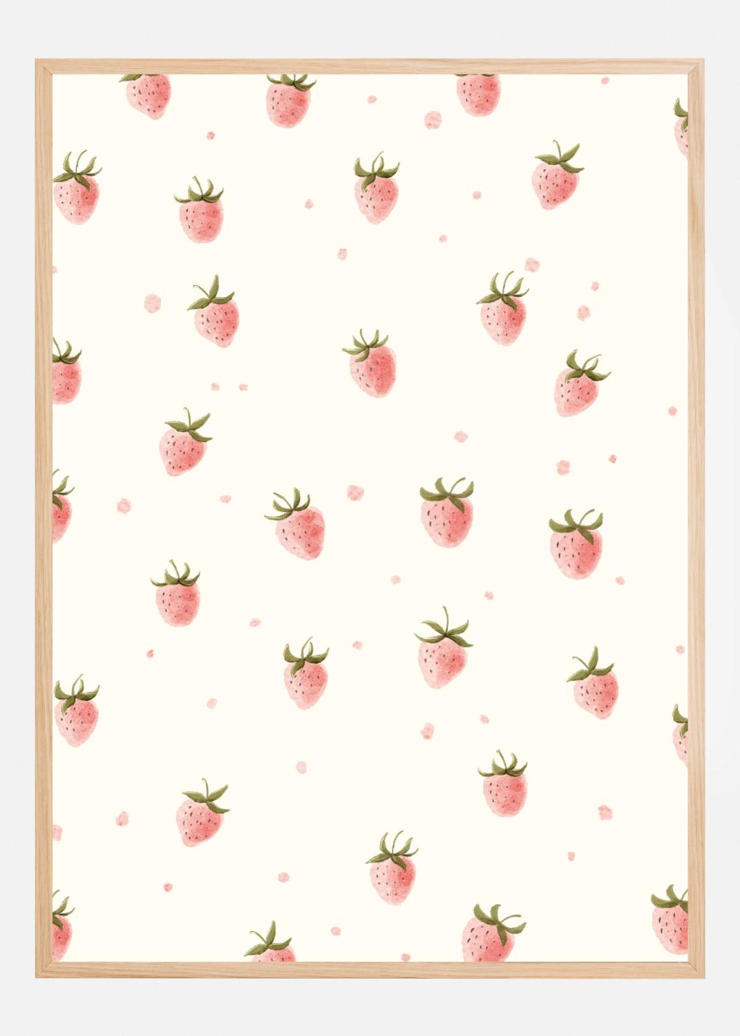 Product Image for Simple Fresh Strawberry Póster (40x60 cm)