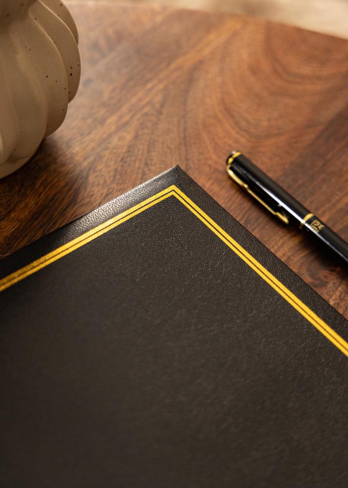 Diamante Álbum Autoadhesivo Negro - 29x32 cm (40 Páginas / 20 hojas)