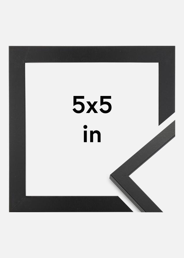 Marco Trendy Vidrio acrílico negro 5x5 inches (12,7x12,7 cm)