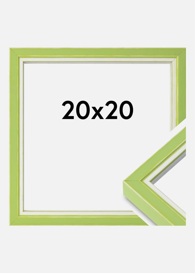 Marco Diana Vidrio acrílico Verde claro 20x20 cm