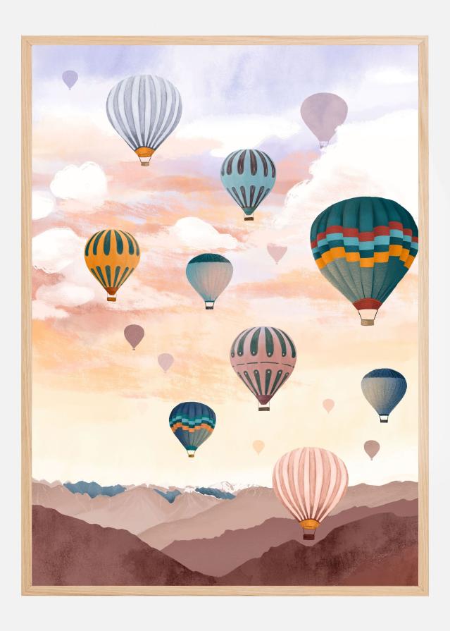 Airballoon Sky Póster