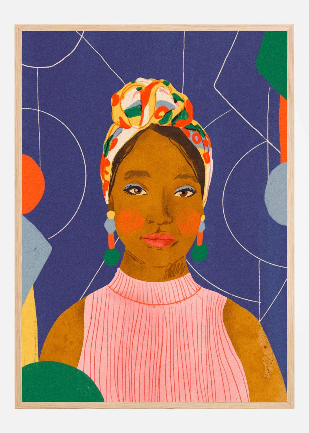 Product Image for Turban beauty Póster (21x29.7 cm (A4))