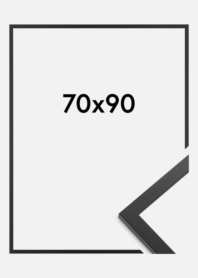 Marco Trendy Vidrio acrílico negro 70x90 cm