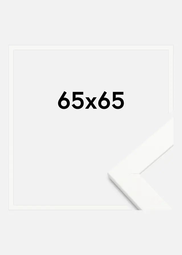 Marco Trendline Vidrio acrílico Blanco 65x65 cm