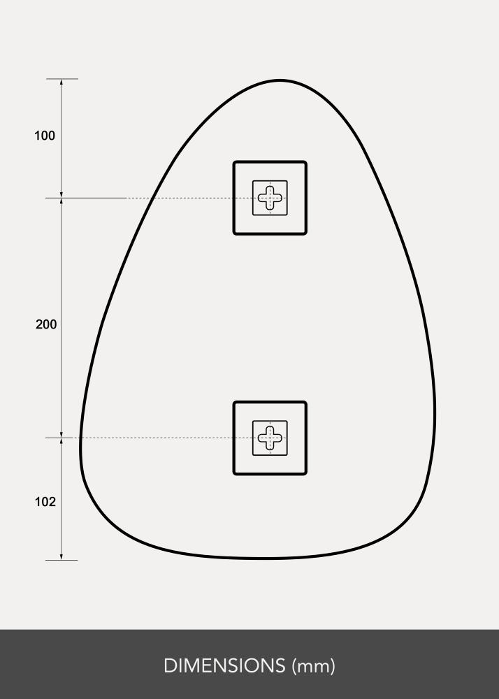KAILA Espejo Shape I 30x40 cm
