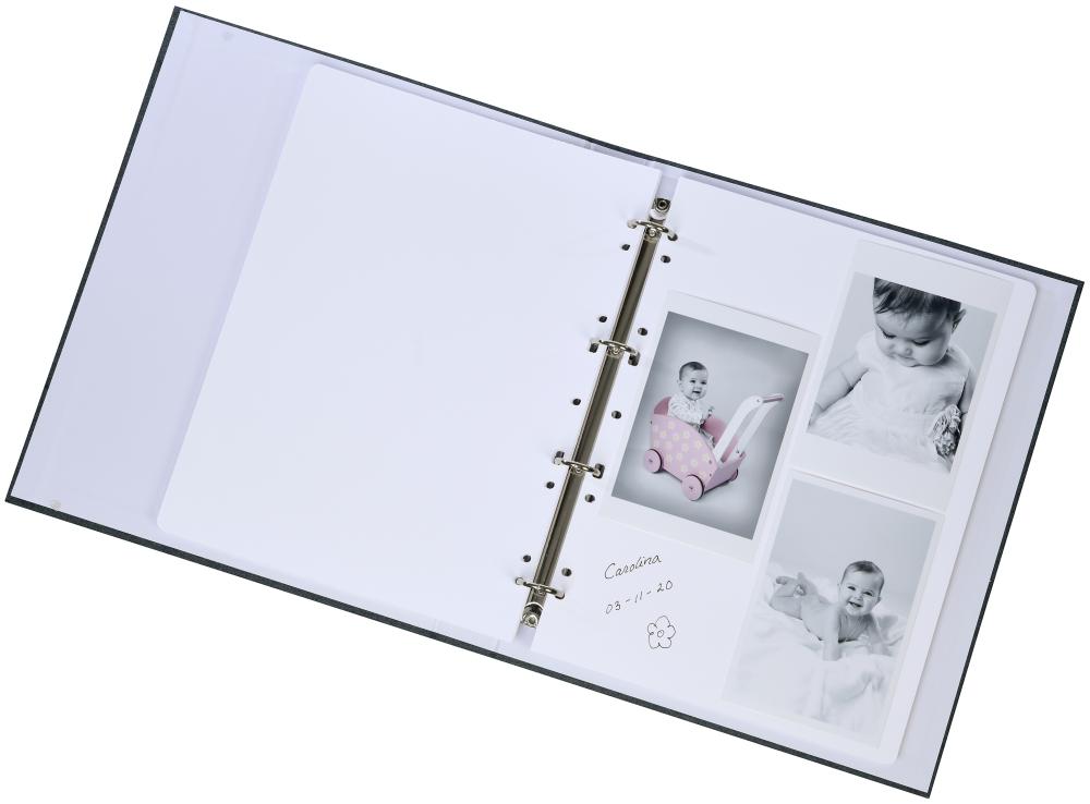 Base Line Canvas Carpeta de anillas - Beige