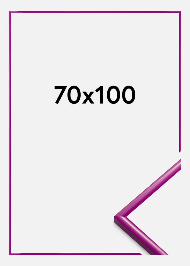 Marco New Lifestyle Vidrio acrílico Fuchsia 70x100 cm