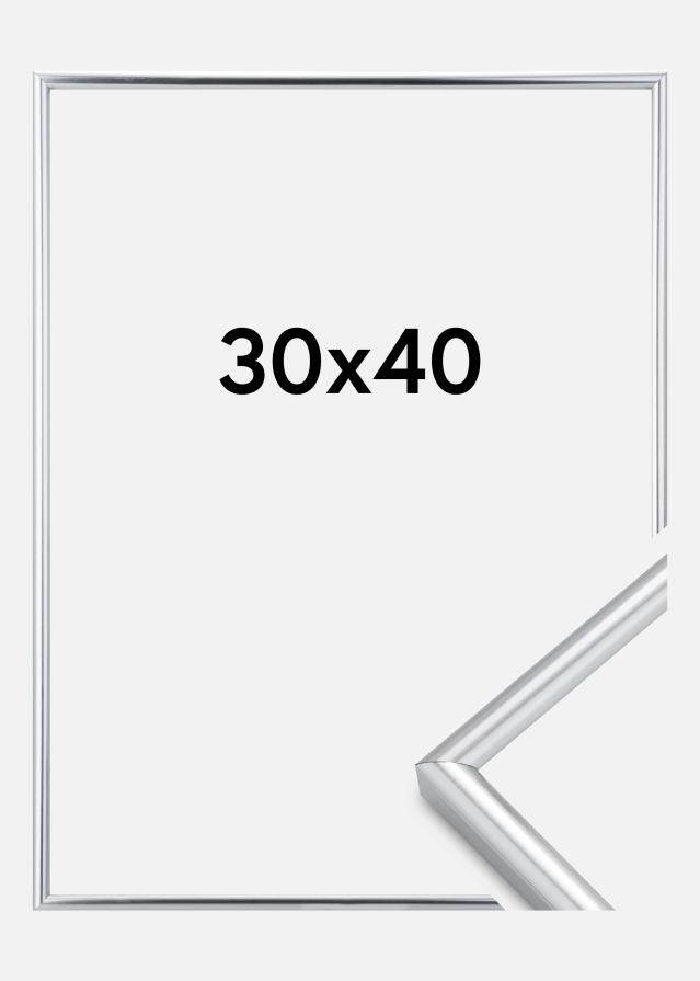 Marco Galeria Plateado 30x40 cm