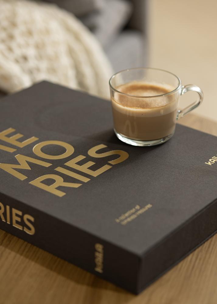 KAILA MEMORIES Black XL - Coffee Table Photo Álbum - 60 Fotos formato 11x15 cm