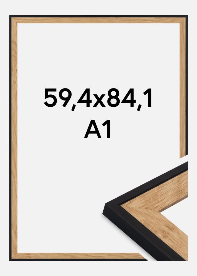 Marco Iris Vidrio acrílico Negro 59,4x84 cm (A1)