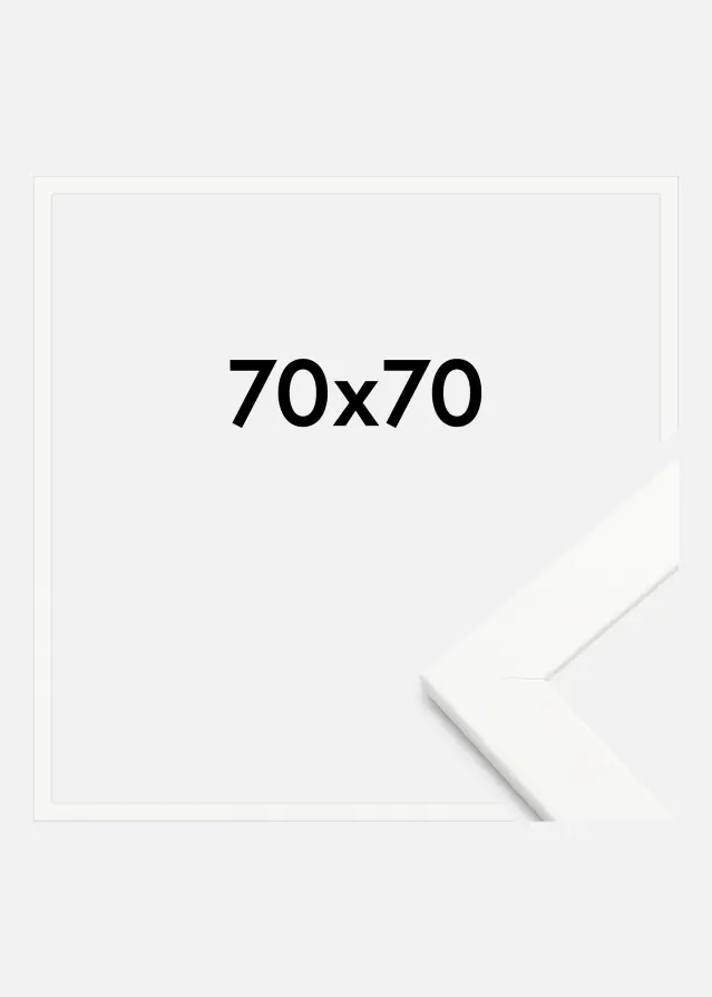Marco Trendline Vidrio acrílico Blanco 70x70 cm