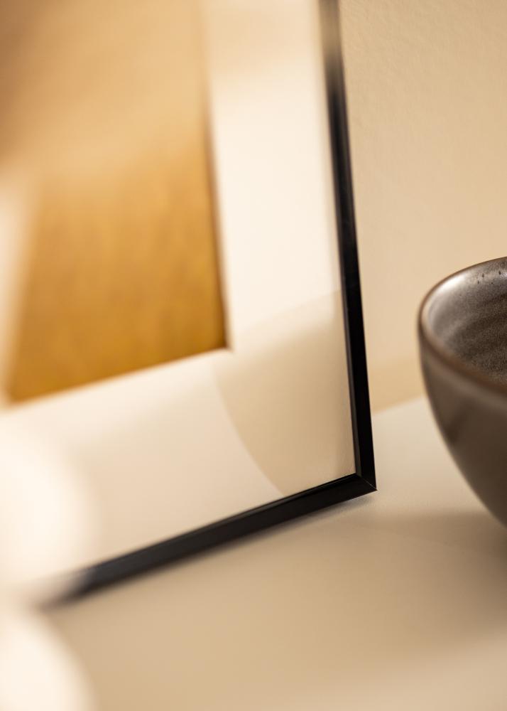 AluminiumMarco Vidrio acrílico Negro 30x40 cm