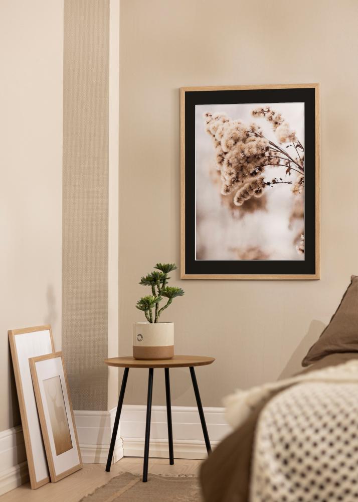 Marco Stilren Roble 20x30 cm - Paspartú Negro 15x21 cm (A5)