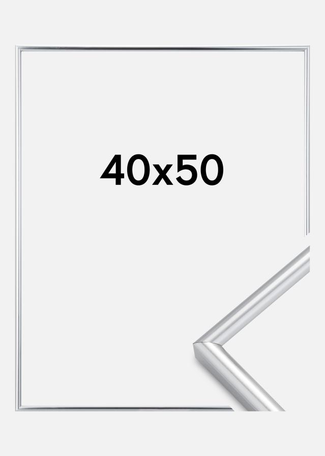 Marco Galeria Plateado 40x50 cm
