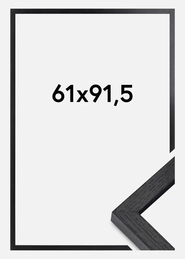 BGA Marco caja Vidrio acrílico Negro 61x91,5 cm