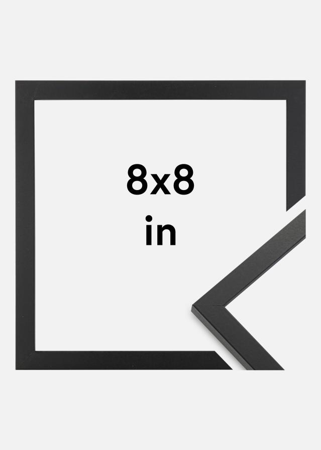 Marco Trendy Vidrio acrílico negro 8x8 inches (20,3x20,3 cm)