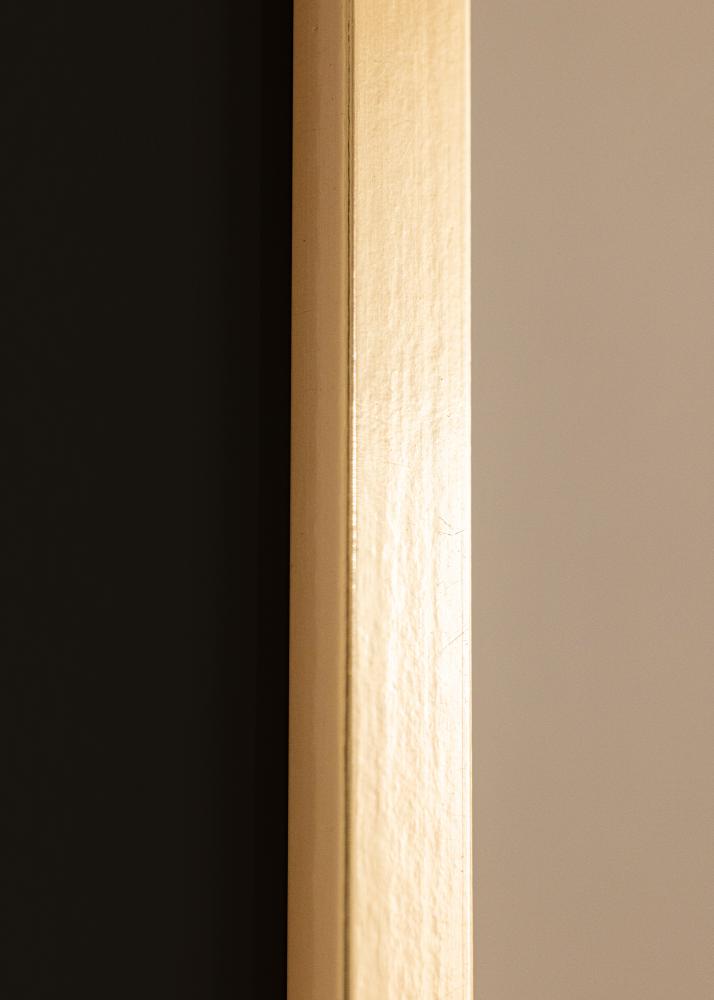 Marco Trendy Dorado 20x25 cm - Paspartú Negro 14x18 cm