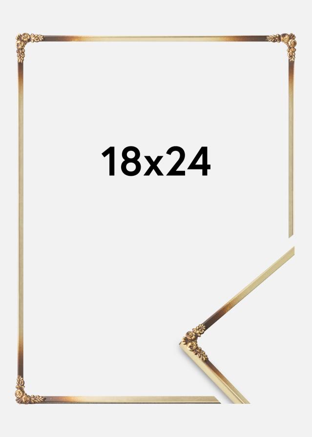 Marco Rosen Metálico Dorado 18x24 cm
