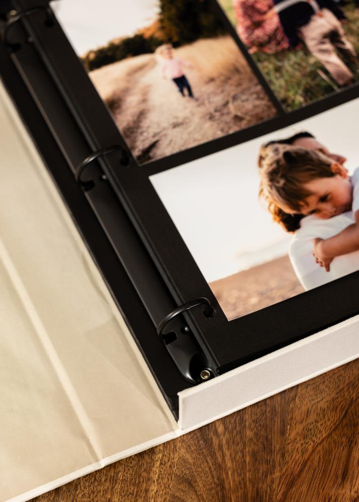 KAILA 'OHANA - Coffee Table Photo Álbum (60 Páginas negras / 30 hojas)