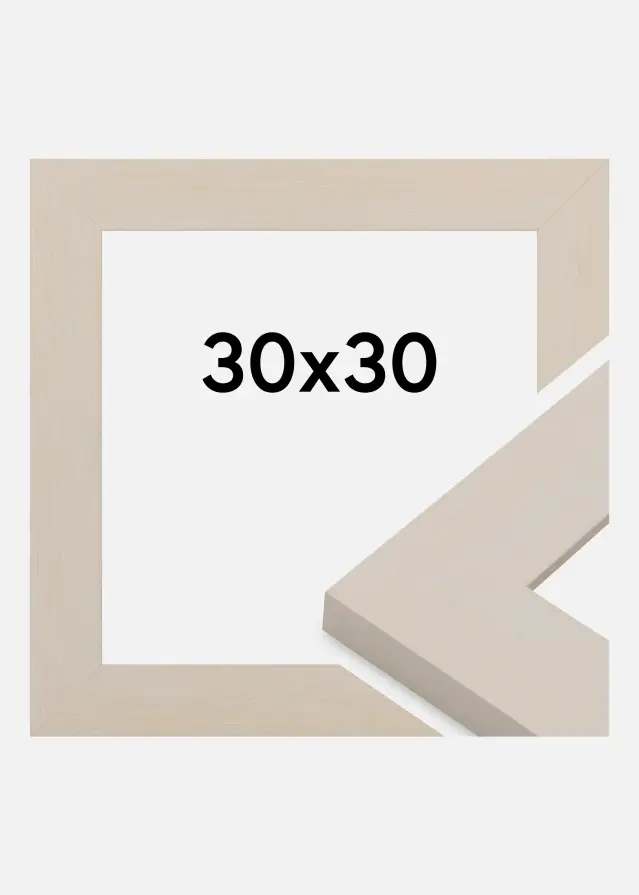 Marco Pembrokeshire Vidrio acrílico Blanco 30x30 cm