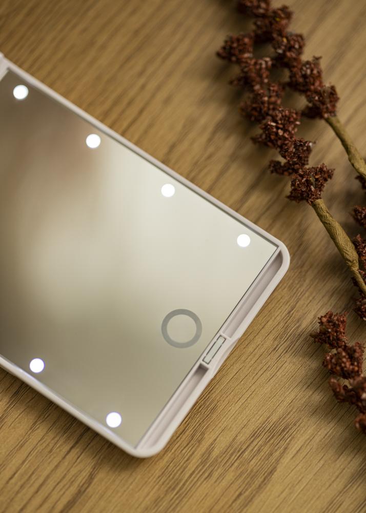 KAILA Espejo tocador Fold III Blanco - 13x9 cm