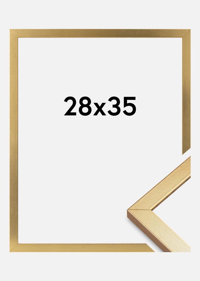Marco Minerva Vidrio acrílico Dorado 28x35 cm