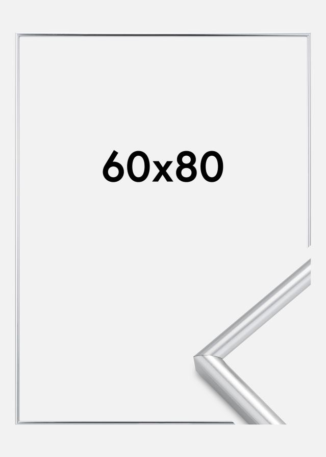 Marco Galeria Plateado 60x80 cm