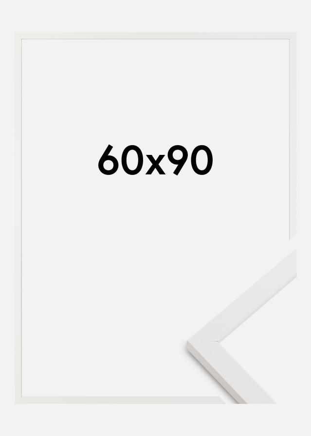 Marco Trendy Vidrio acrílico Blanco 60x90 cm