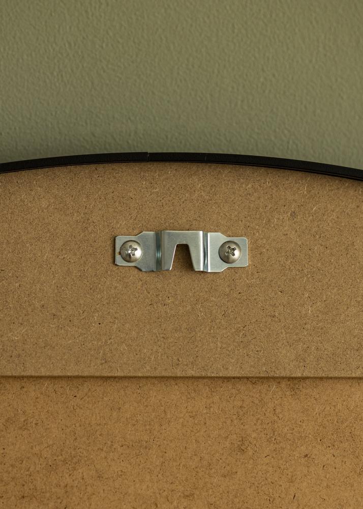 Espejo Modern Negro 80 cm Ø