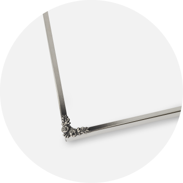 Marco Rosen Metálico Plateado 13x18 cm