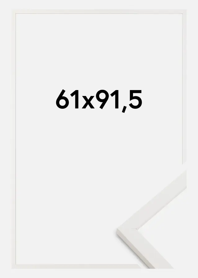 Marco Trendy Vidrio acrílico Blanco 61x91,5 cm