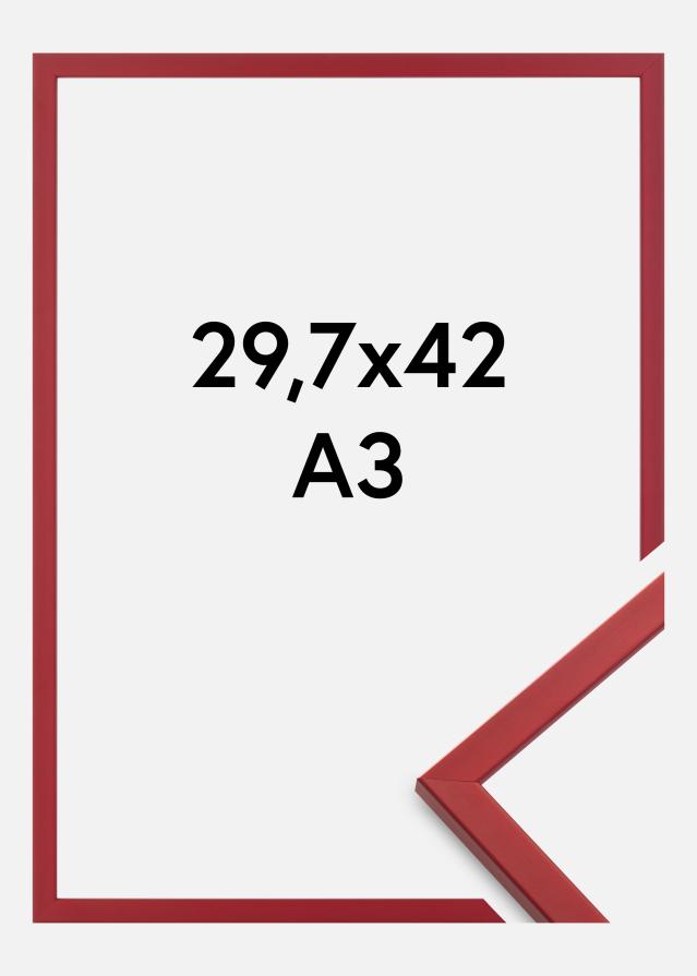 Marco Edsbyn Vidrio acrílico Rojo 29,7x42 cm (A3)