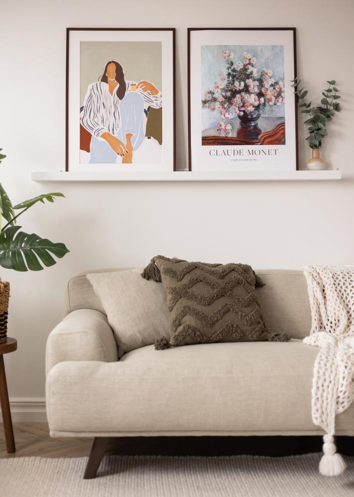 KAILA Estante para Cuadros Blanco 140 cm