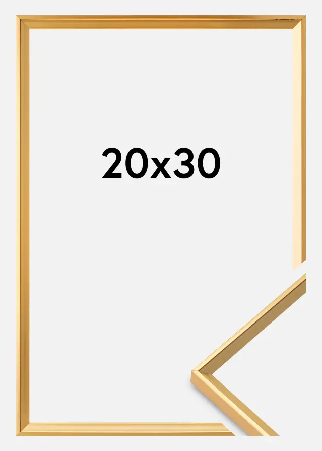 Marco Desire Vidrio acrílico Dorado 20x30 cm