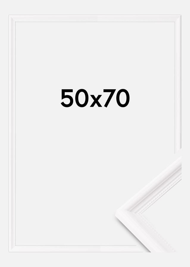 Marco Gala Vidrio acrílico Blanco 50x70 cm