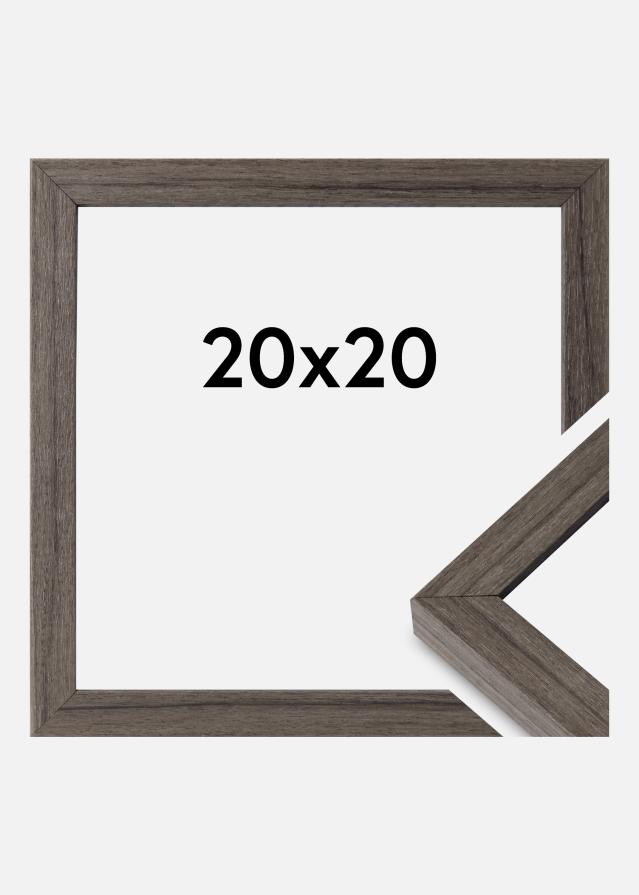 Marco Hermes Vidrio acrílico Grey Oak 20x20 cm