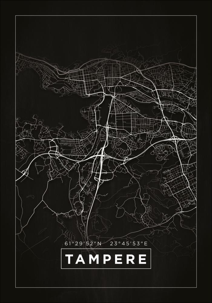 Mapa - Tampere - Cartel Negro