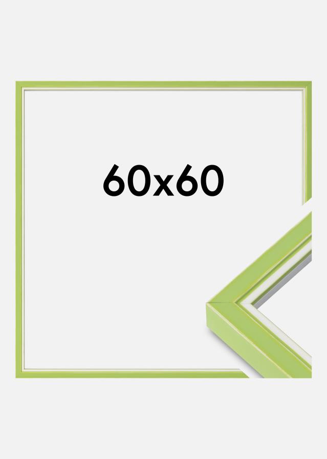 Marco Diana Vidrio acrílico Verde claro 60x60 cm