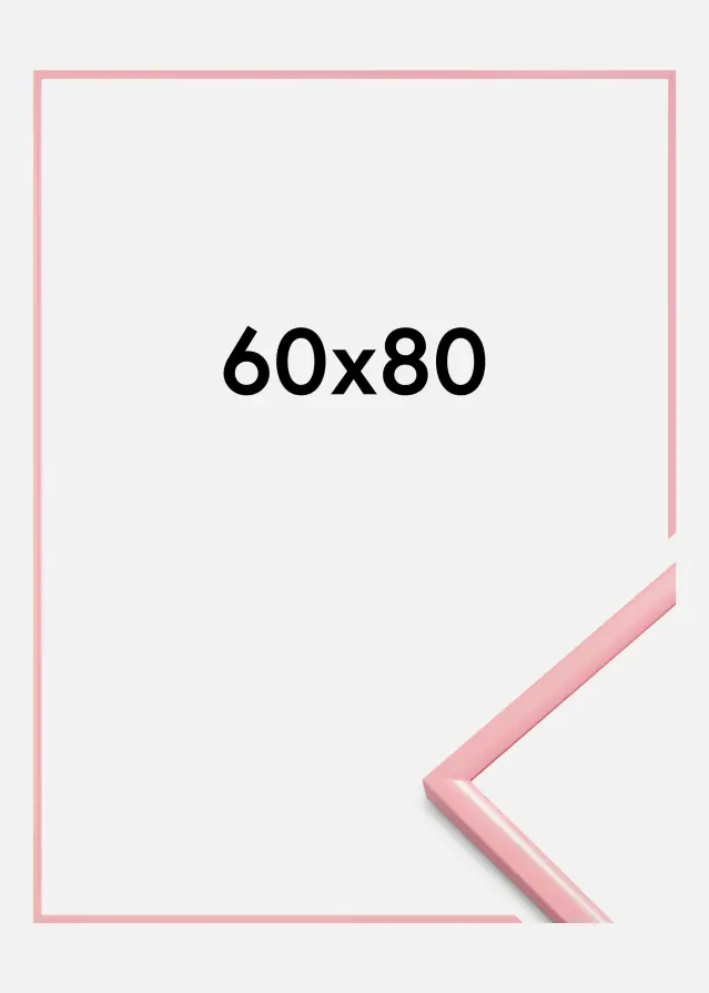 Marco New Lifestyle Vidrio acrílico Rosa 60x80 cm