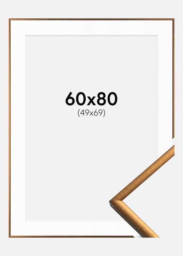 Marco New Lifestyle Bronce 60x80 cm - Paspartú Blanco 50x70 cm