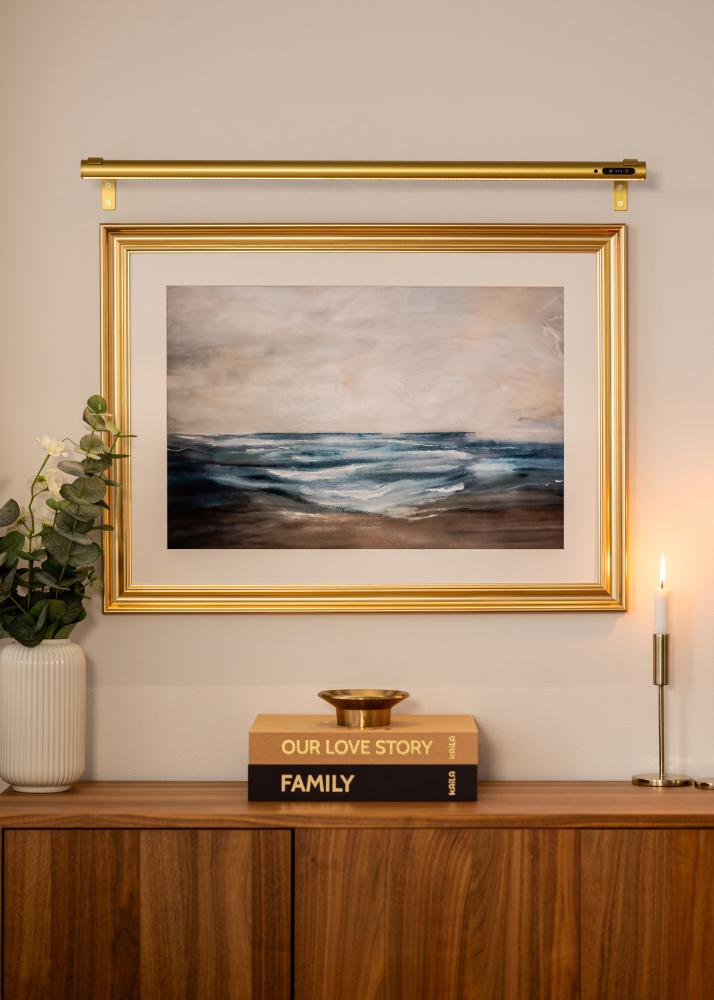 KAILA Brilliance Lámpara de Cuadros a Pilas 80 cm - Oro