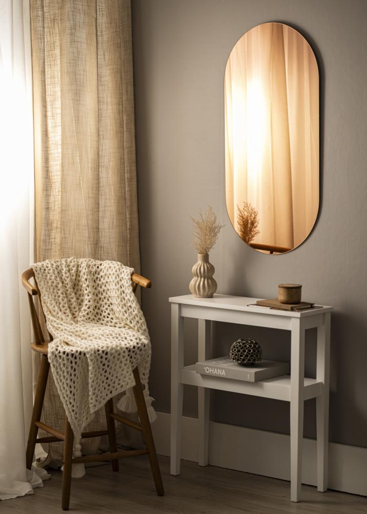 KAILA Espejo Ovalado Rose Gold 50x100 cm